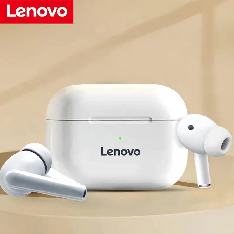 Lenovo Wireless Bluetooth Earphones – TWS Stereo HiFi Sport Headphones with Mic & Noise Cancelling