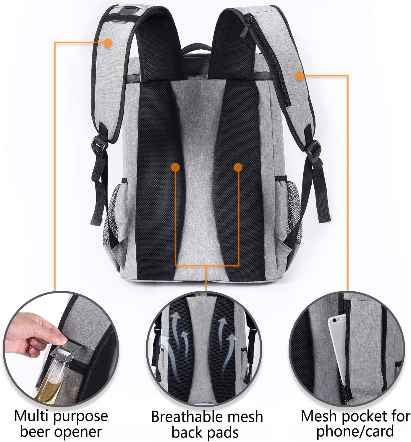 Durable Insulated Cooler Backpack – Lightweight, Leakproof & Waterproof for Outdoor Adventures